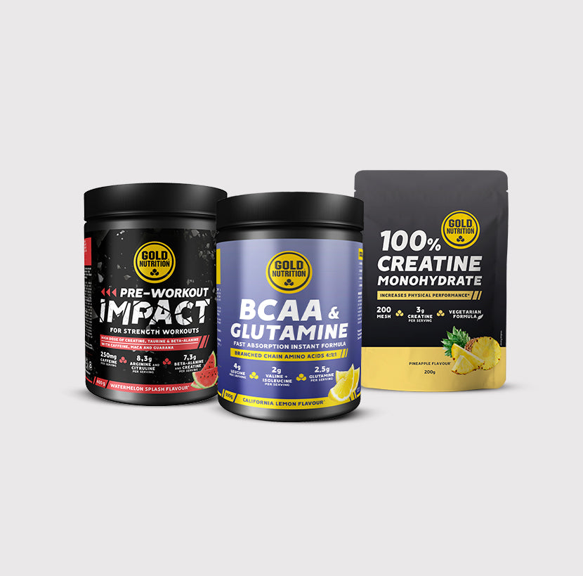 BCAA & Glutamine Powder + Pre-Workout Impact